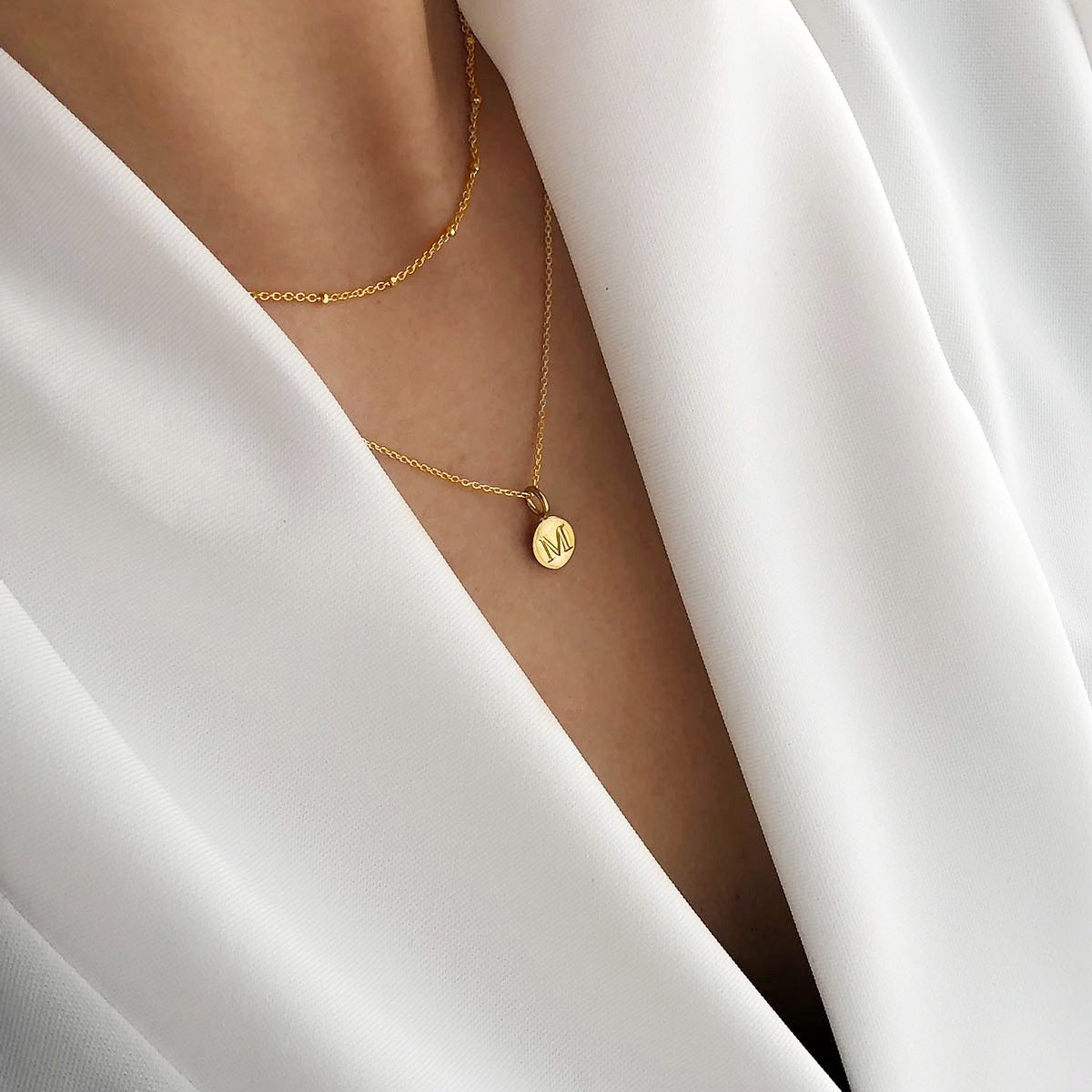 Initial necklace