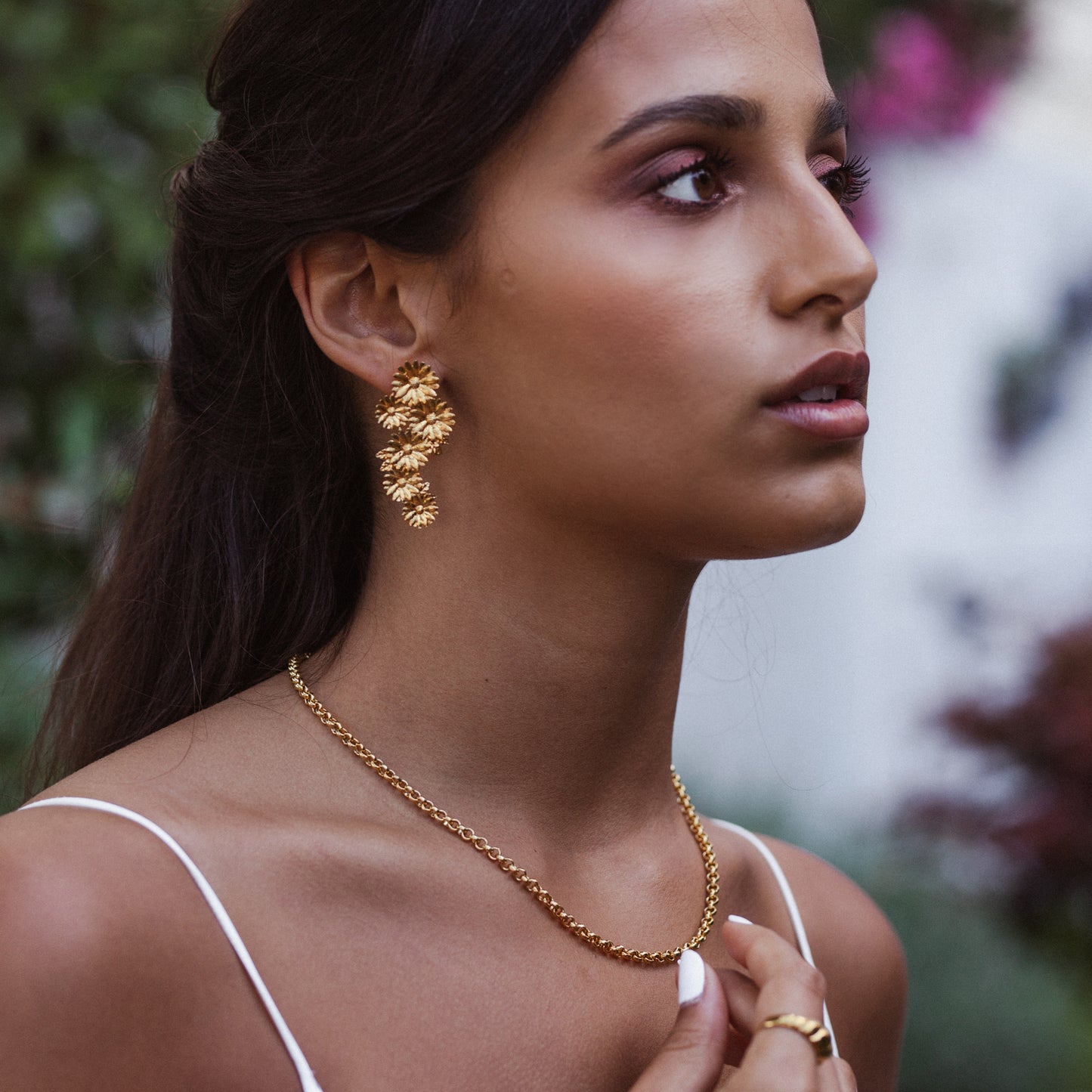 Camomile earrings